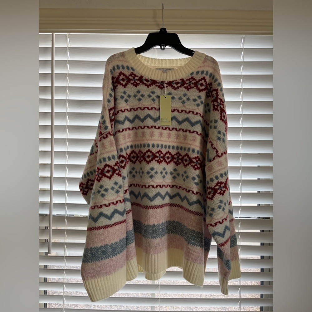 Grey bandit sweater